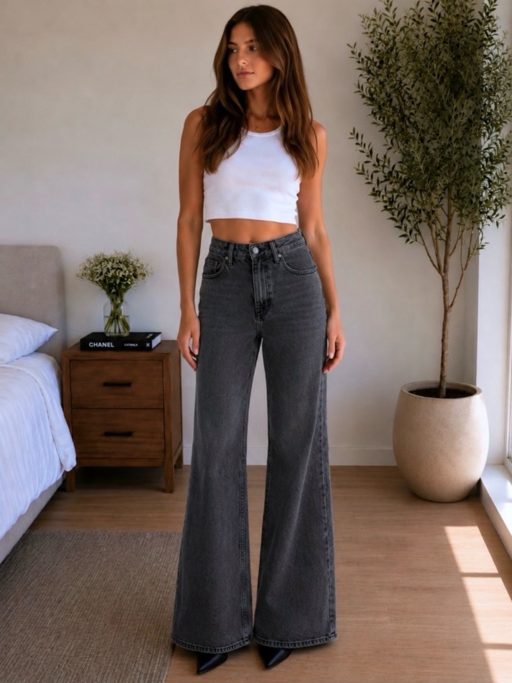 Levi’s Premium 70s High Flare Jeans Such a Doozie Black W25 L30